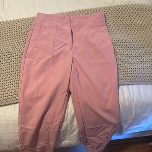 Pink Zara work pants size L